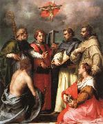 Andrea del Sarto The Debate over the Trinity oil